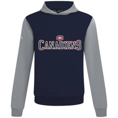 Montreal Canadiens Levelwear Ultimate Journey Pullover Hoodie - Navy/Gray - NHL