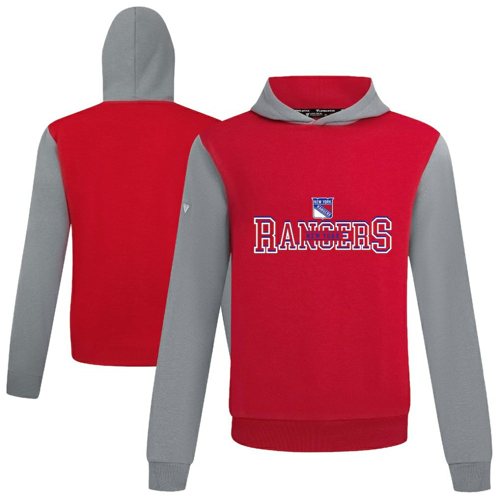 New York Rangers Levelwear Ultimate Journey Pullover Hoodie - Red/Gray - NHL