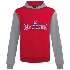 New York Rangers Levelwear Ultimate Journey Pullover Hoodie - Red/Gray - NHL
