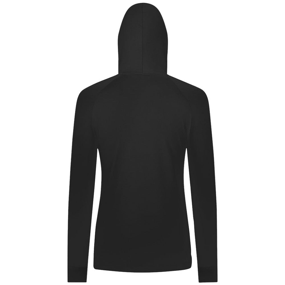 Minnesota Wild Levelwear Women's Slender Monument Raglan Pullover Hoodie - Black - NHL
