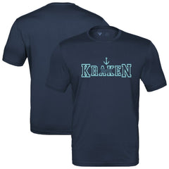 Seattle Kraken Levelwear Anthem Journey Performance T-Shirt - Deep Sea Blue - NHL