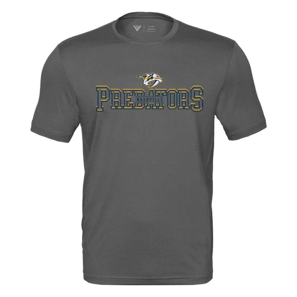 Nashville Predators Levelwear Anthem Journey Performance T-Shirt - Charcoal - NHL
