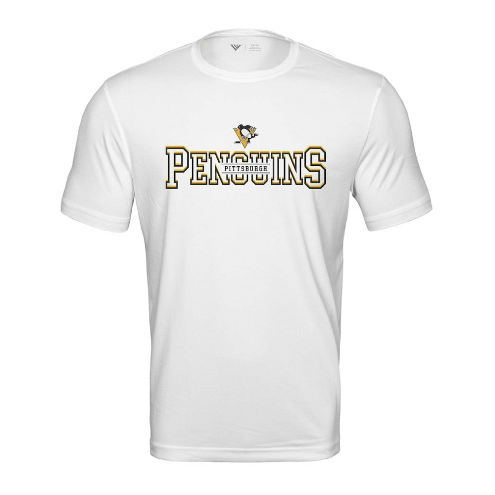 Pittsburgh Penguins Levelwear Anthem Journey Performance T-Shirt - White - NHL