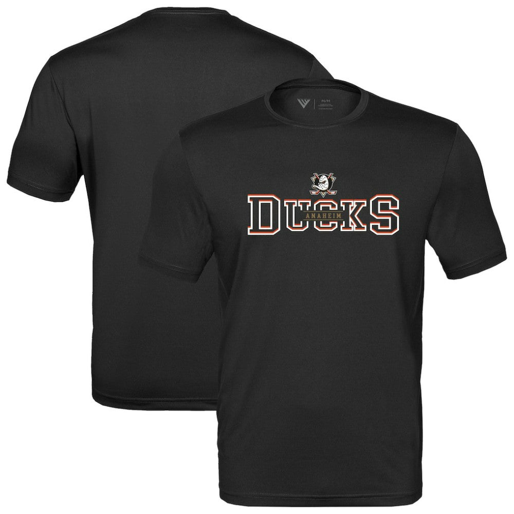Anaheim Ducks Levelwear Anthem Journey Performance T-Shirt - Black - NHL