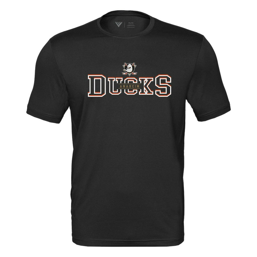 Anaheim Ducks Levelwear Anthem Journey Performance T-Shirt - Black - NHL