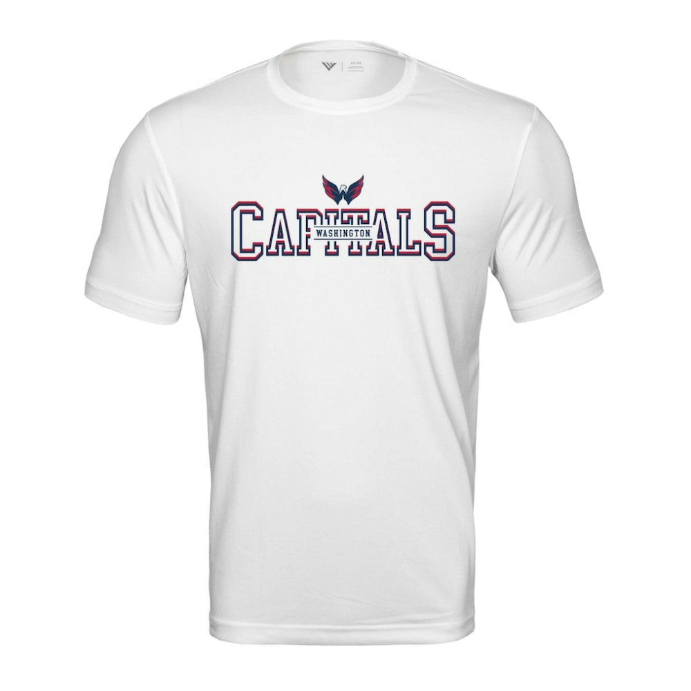 Washington Capitals Levelwear Anthem Journey Performance T-Shirt - White - NHL