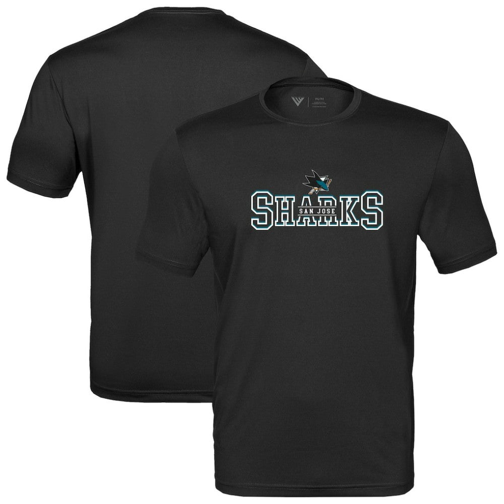 San Jose Sharks Levelwear Anthem Journey Performance T-Shirt - Black - NHL