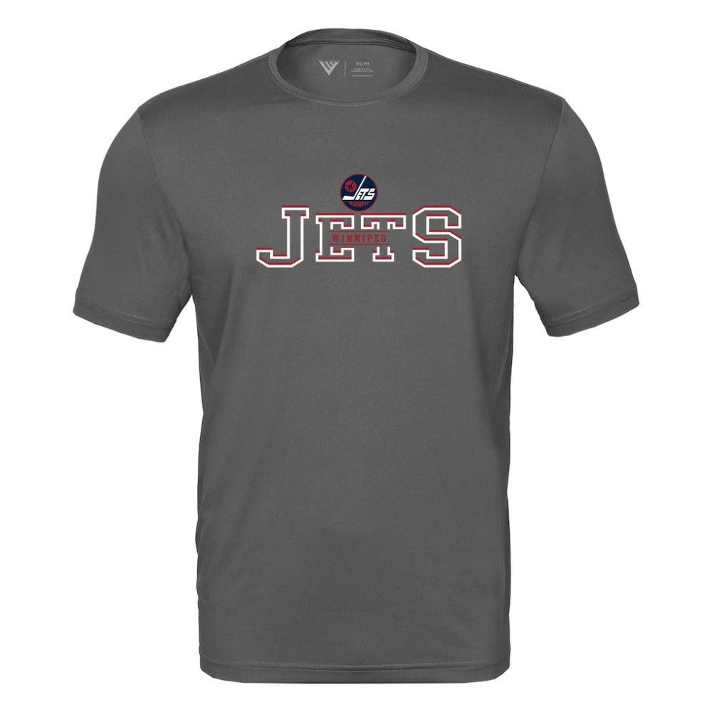 Winnipeg Jets Levelwear Anthem Journey Performance T-Shirt - Charcoal - NHL