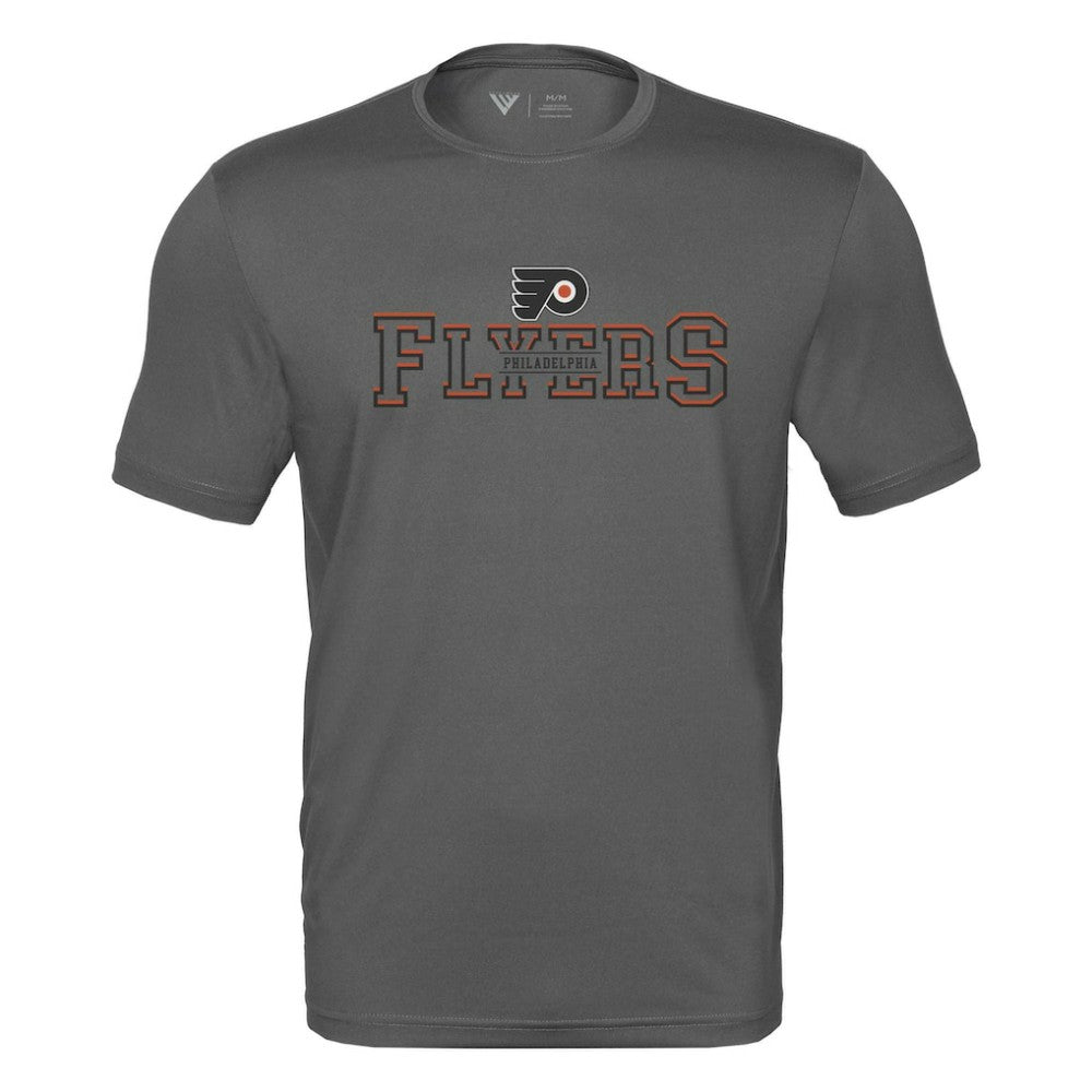 Philadelphia Flyers Levelwear Anthem Journey Performance T-Shirt - Charcoal - NHL