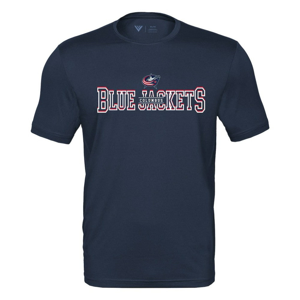 Columbus Blue Jackets Levelwear Anthem Journey Performance T-Shirt - Navy - NHL