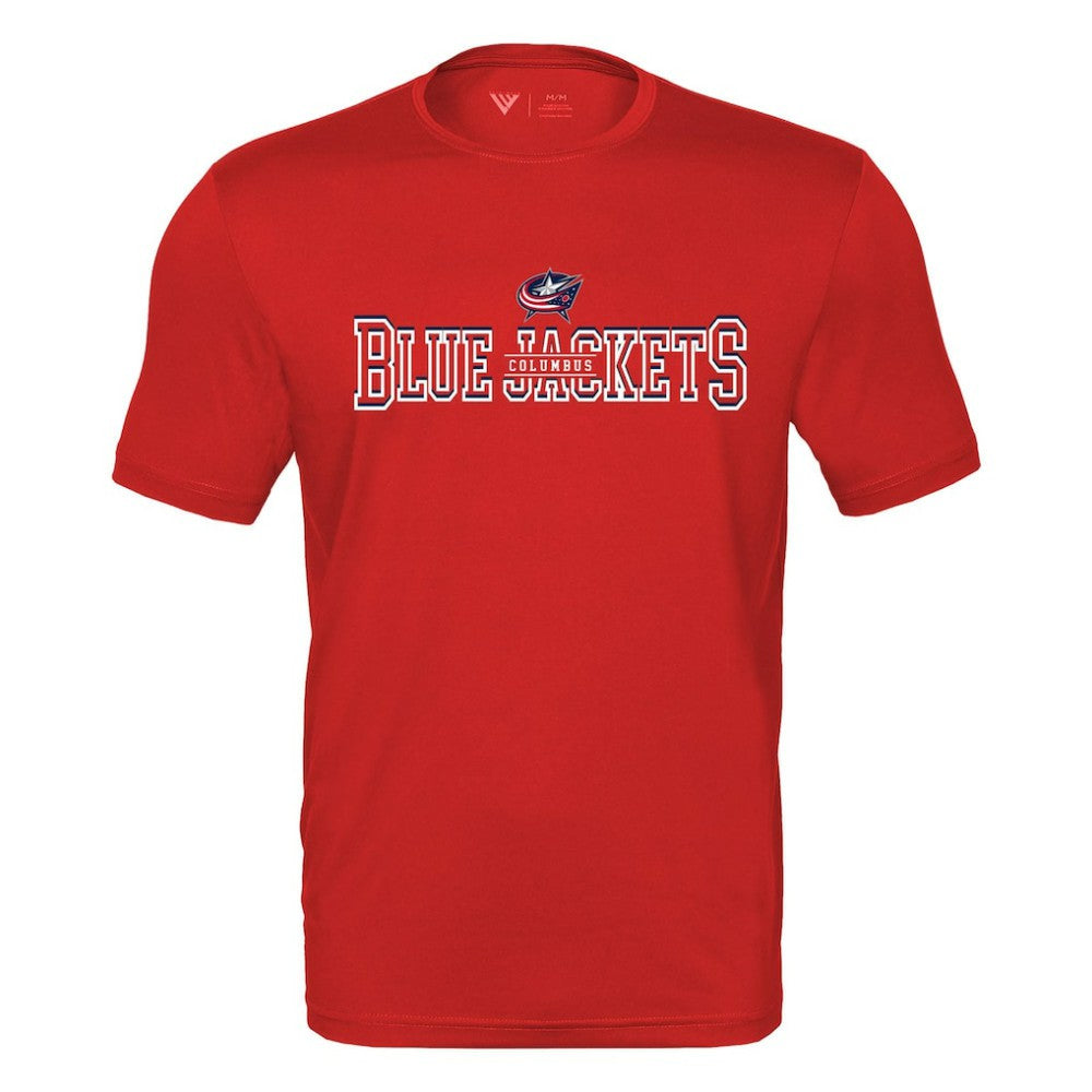 Columbus Blue Jackets Levelwear Anthem Journey Performance T-Shirt - Red - NHL