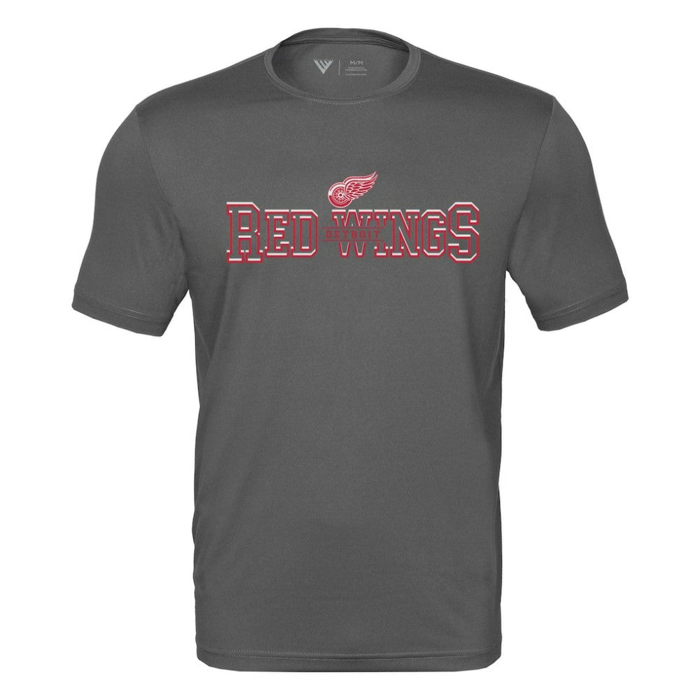 Detroit Red Wings Levelwear Anthem Journey Performance T-Shirt - Charcoal - NHL