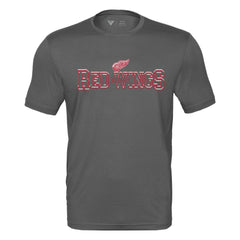 Detroit Red Wings Levelwear Anthem Journey Performance T-Shirt - Charcoal - NHL
