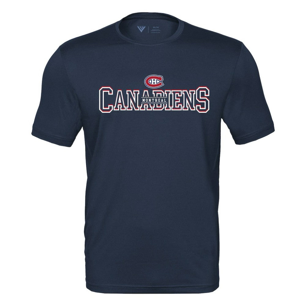 Montreal Canadiens Levelwear Anthem Journey Performance T-Shirt - Navy - NHL