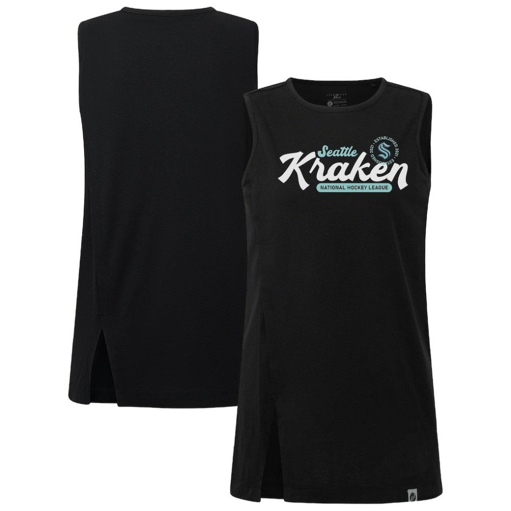 Seattle Kraken Levelwear Women's Influx Monument Tank Top - Black - NHL