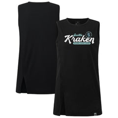 Seattle Kraken Levelwear Women's Influx Monument Tank Top - Black - NHL