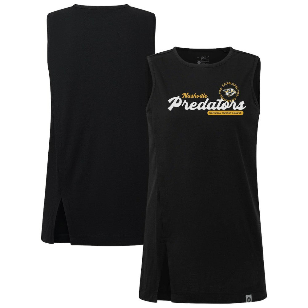 Nashville Predators Levelwear Women's Influx Monument Tank Top - Black - NHL