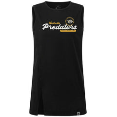 Nashville Predators Levelwear Women's Influx Monument Tank Top - Black - NHL