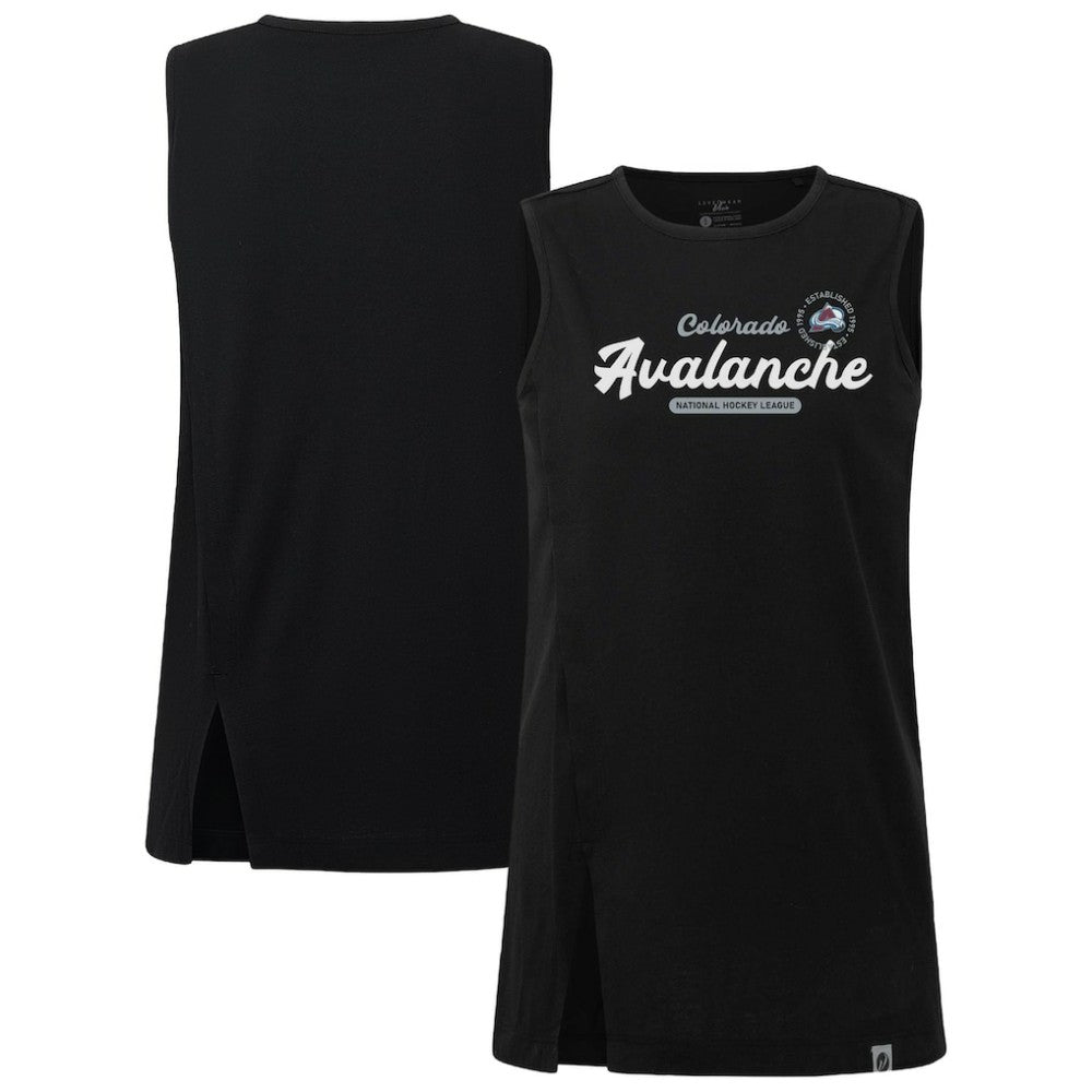 Colorado Avalanche Levelwear Women's Influx Monument Tank Top - Black - NHL