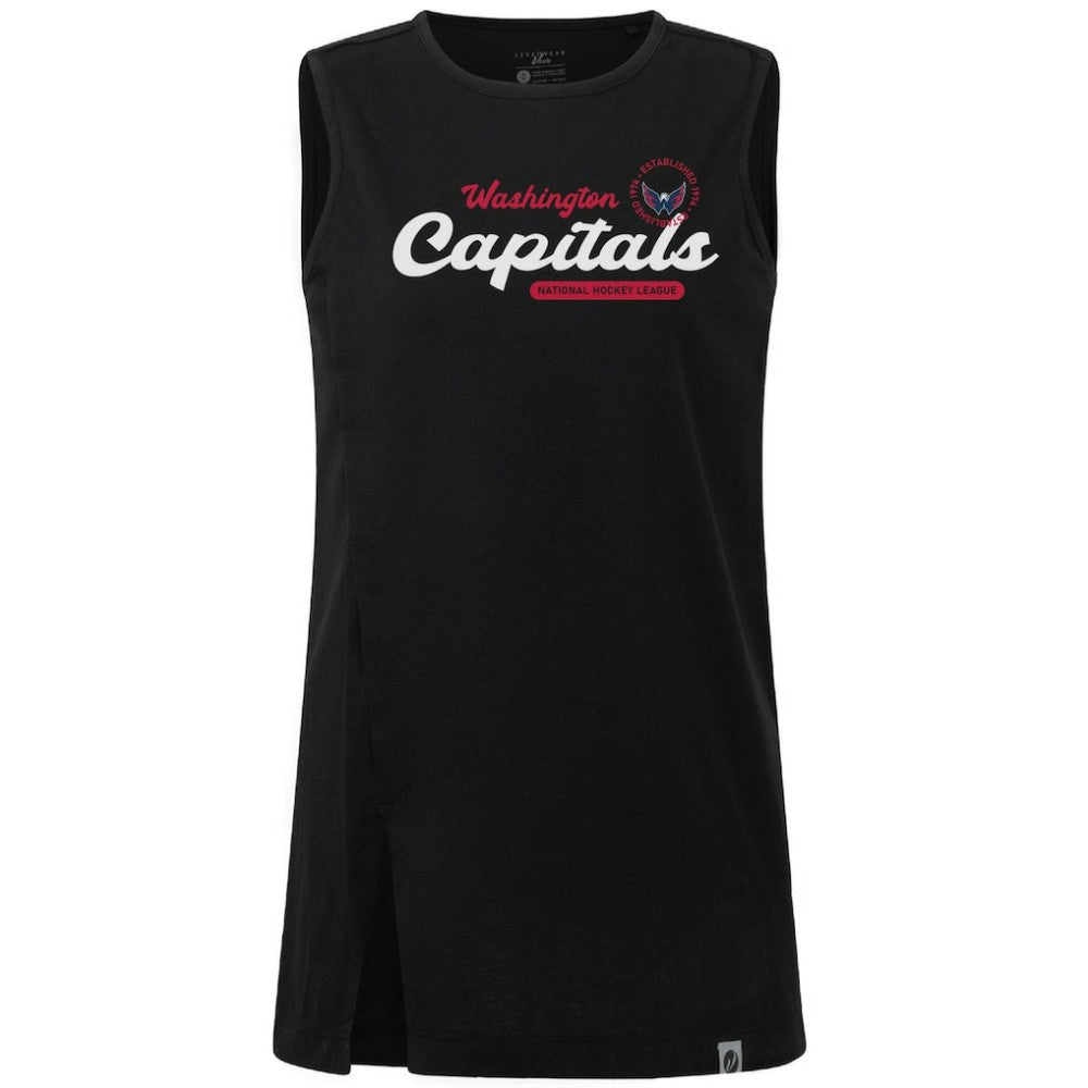 Washington Capitals Levelwear Women's Influx Monument Tank Top - Black - NHL