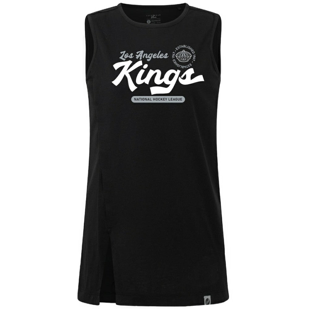 Los Angeles Kings Levelwear Women's Influx Monument Tank Top - Black - NHL