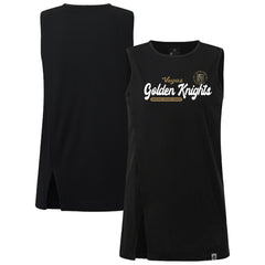 Vegas Golden Knights Levelwear Women's Influx Monument Tank Top - Black - NHL