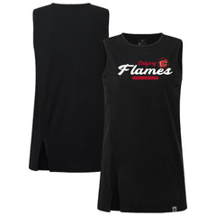 Calgary Flames Levelwear Women's Influx Monument Tank Top - Black - NHL