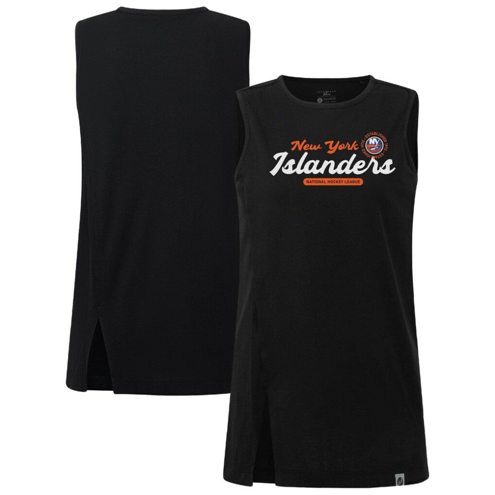 New York Islanders Levelwear Women's Influx Monument Tank Top - Black - NHL