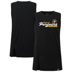 Pittsburgh Penguins Levelwear Women's Influx Monument Tank Top - Black - NHL