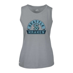 Seattle Kraken Levelwear Women's Macy Banner Arch Tank Top - Gray - NHL