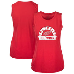 Detroit Red Wings Levelwear Women's Macy Banner Arch Tank Top - Red - NHL