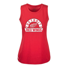 Detroit Red Wings Levelwear Women's Macy Banner Arch Tank Top - Red - NHL