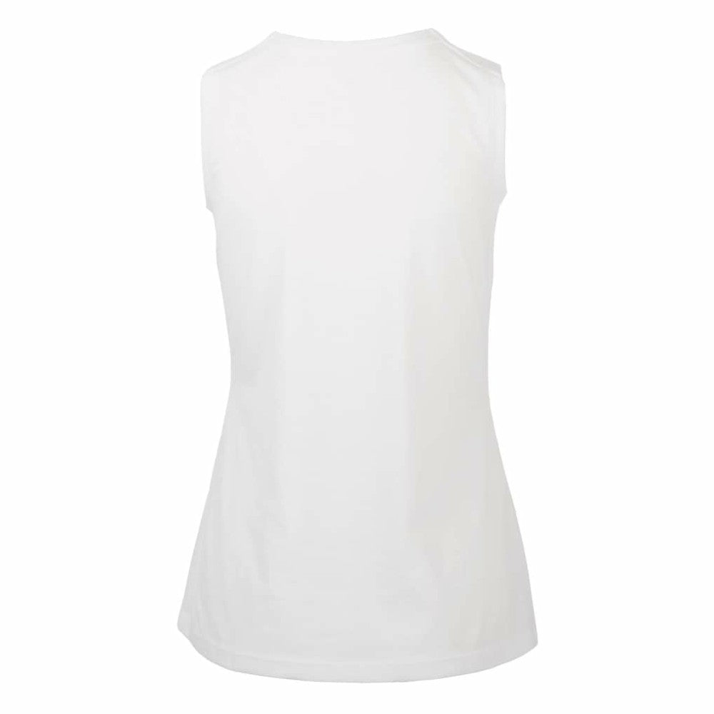 Buffalo Sabres Levelwear Women's Macy Banner Arch Tank Top - White - NHL