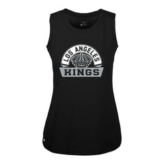 Los Angeles Kings Levelwear Women's Macy Banner Arch Tank Top - Black - NHL