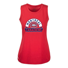 Montreal Canadiens Levelwear Women's Macy Banner Arch Tank Top - Red - NHL