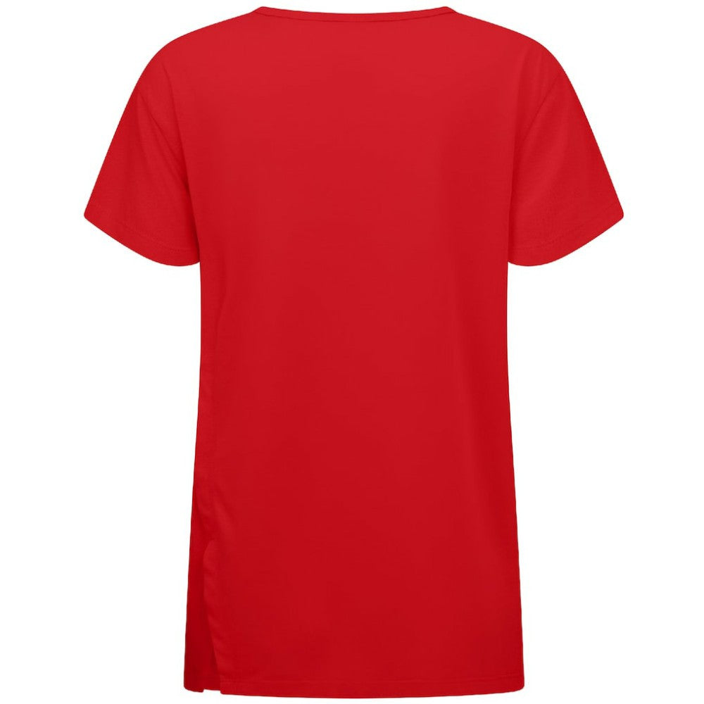 Columbus Blue Jackets Levelwear Women's Influx Monument T-Shirt - Red - NHL