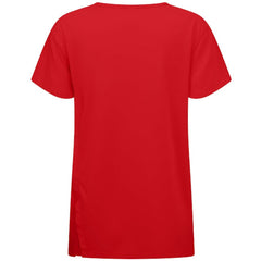 Columbus Blue Jackets Levelwear Women's Influx Monument T-Shirt - Red - NHL