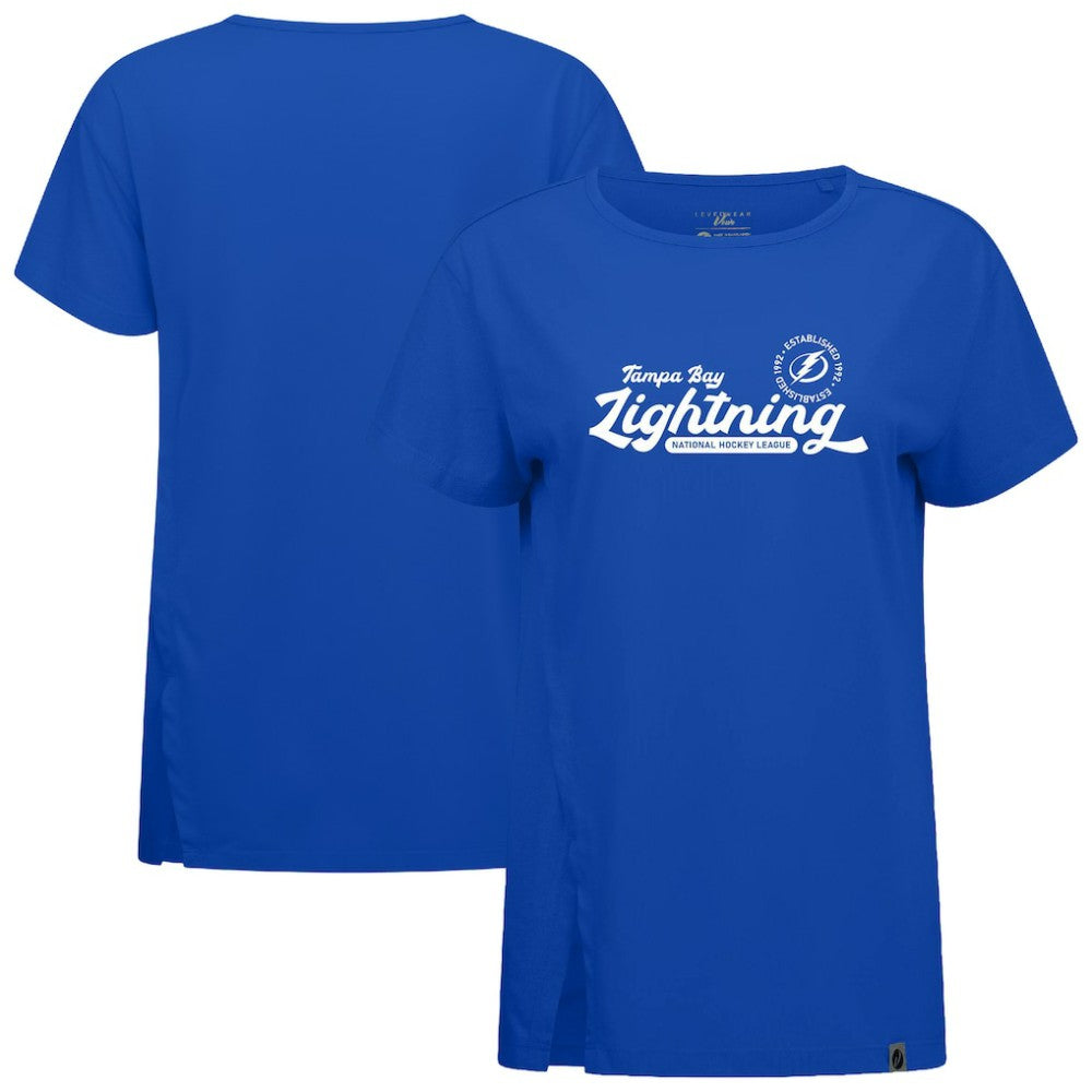 Tampa Bay Lightning Levelwear Women's Influx Monument T-Shirt - Royal - NHL