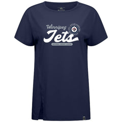 Winnipeg Jets Levelwear Women's Influx Monument T-Shirt - Navy - NHL