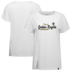 Vegas Golden Knights Levelwear Women's Influx Monument T-Shirt - White - NHL