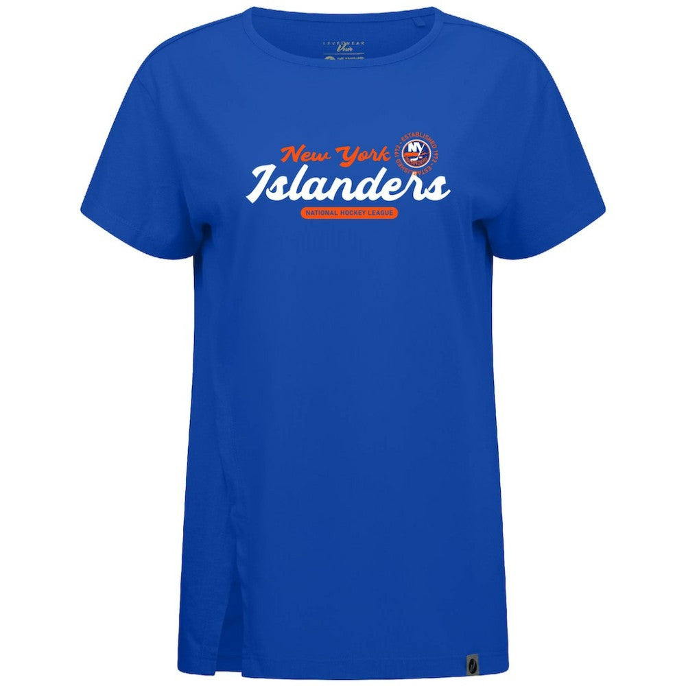 New York Islanders Levelwear Women's Influx Monument T-Shirt - Royal - NHL