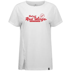 Detroit Red Wings Levelwear Women's Influx Monument T-Shirt - White - NHL