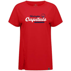 Washington Capitals Levelwear Women's Influx Monument T-Shirt - Red - NHL