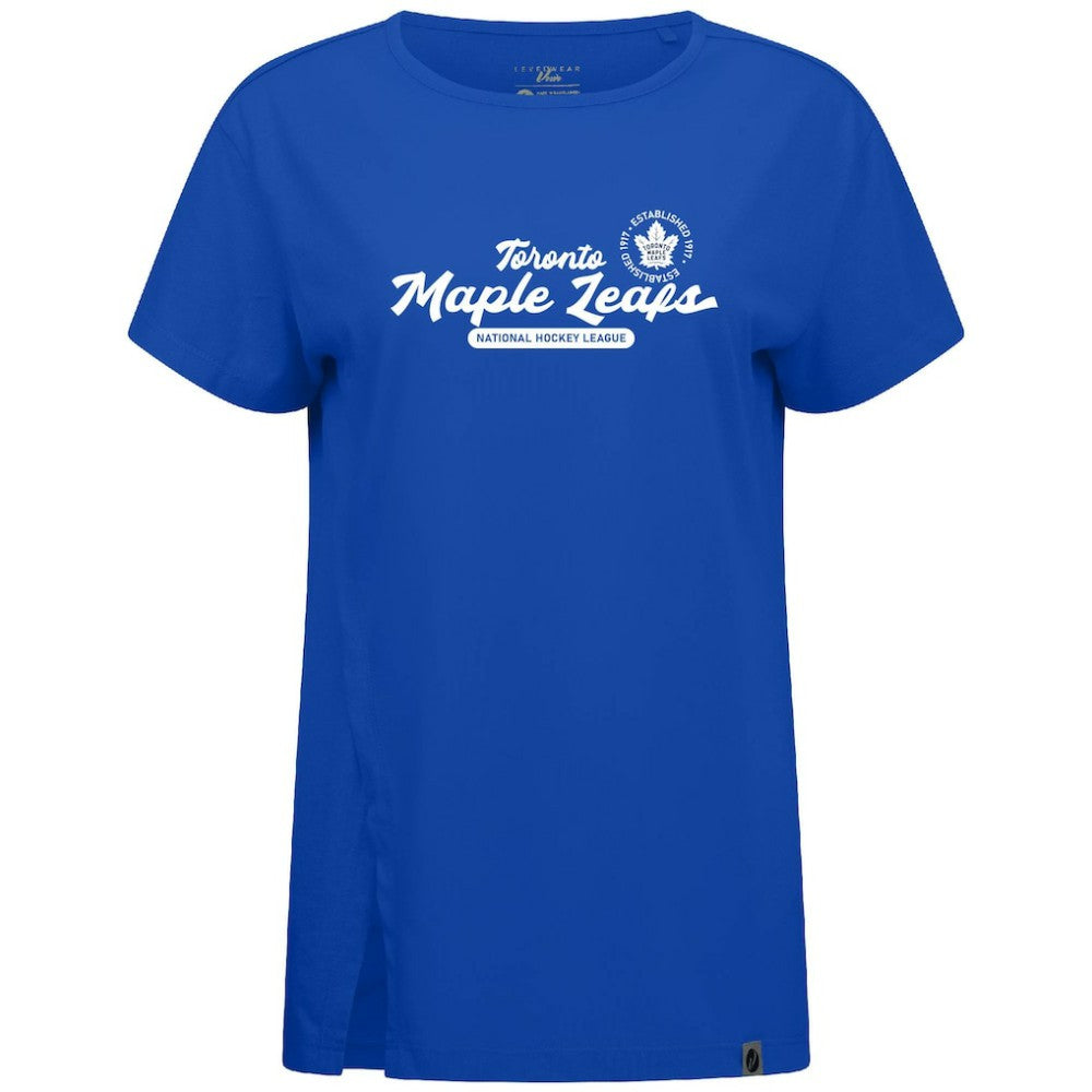 Toronto Maple Leafs Levelwear Women's Influx Monument T-Shirt - Royal - NHL
