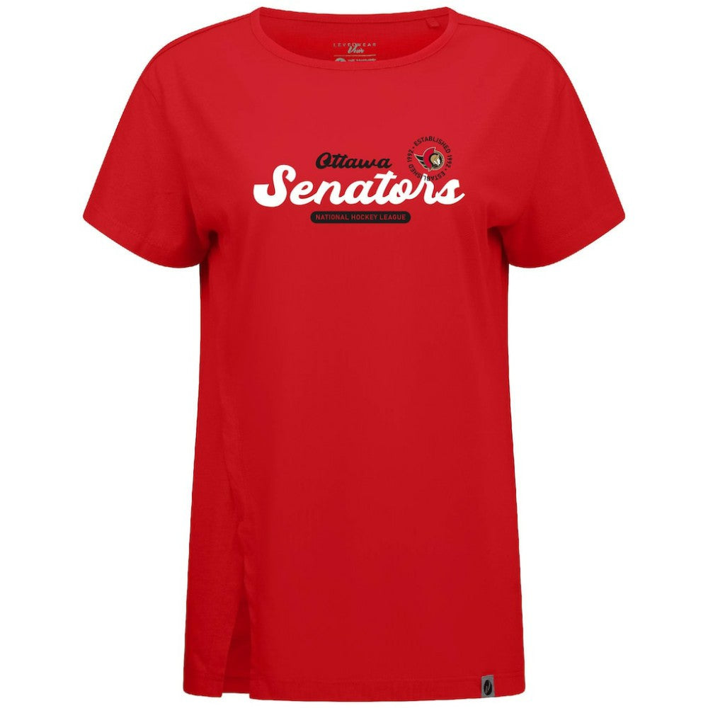 Ottawa Senators Levelwear Women's Influx Monument T-Shirt - Red - NHL