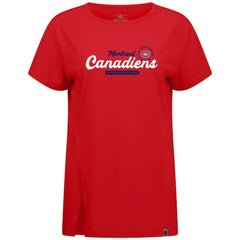 Montreal Canadiens Levelwear Women's Influx Monument T-Shirt - Red - NHL