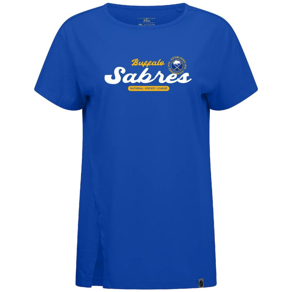 Buffalo Sabres Levelwear Women's Influx Monument T-Shirt - Royal - NHL