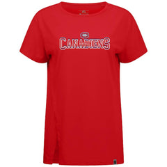 Montreal Canadiens Levelwear Women's Influx Journey T-Shirt - Red - NHL