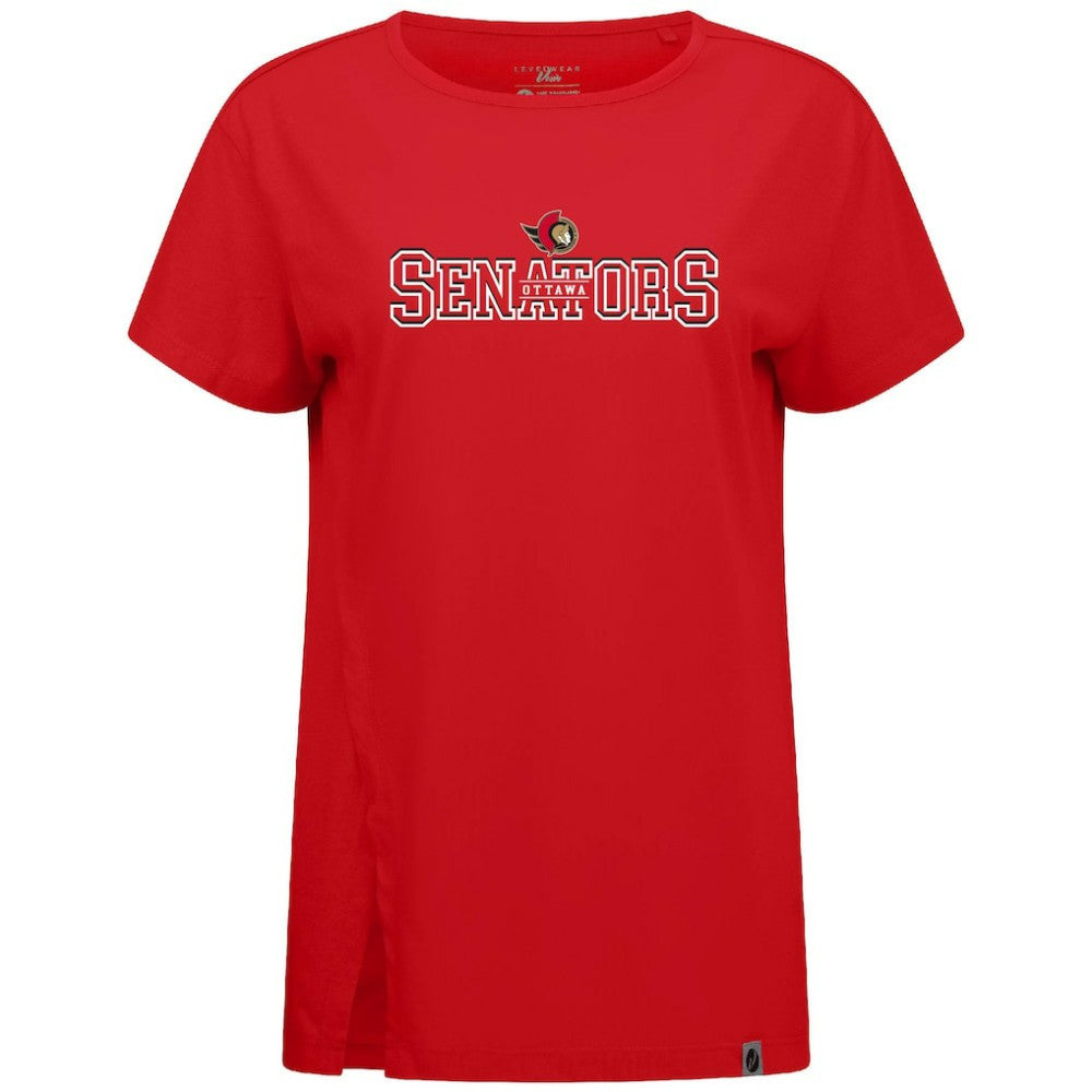 Ottawa Senators Levelwear Women's Influx Journey T-Shirt - Red - NHL