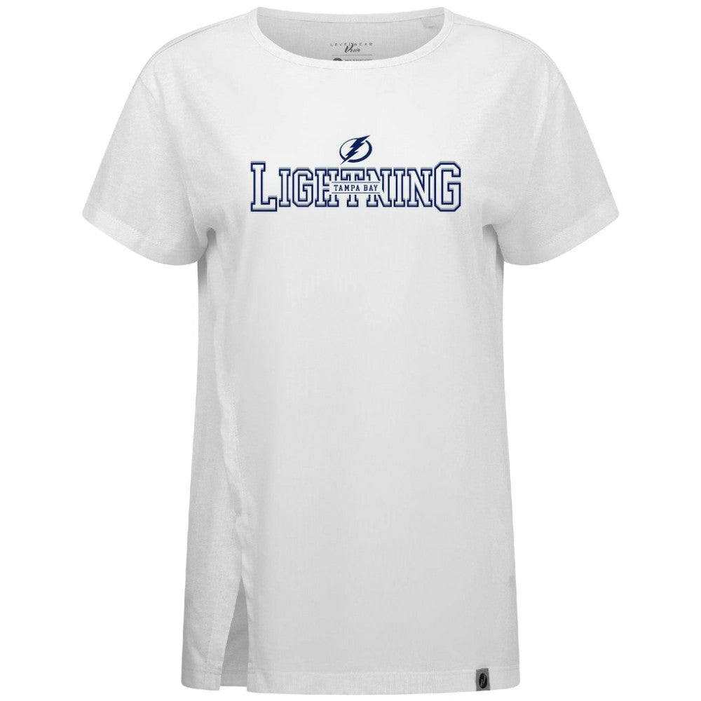 Tampa Bay Lightning Levelwear Women's Influx Journey T-Shirt - White - NHL